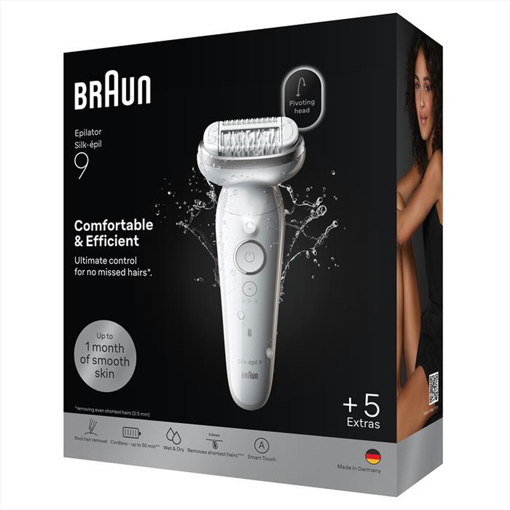 Immagine del prodotto BRAUN - Epilatore Wet & Dry LEGEPIL SES9-061 BOX MN-ARGENTO