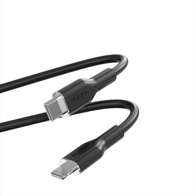 PURO - Cavo ICON da USB-C a Lightning PUCAPLTUSBCICONBLK-Nero