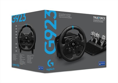 LOGITECH - Volante da corsa e pedali G923 SE (PS5/PS4)-Nero