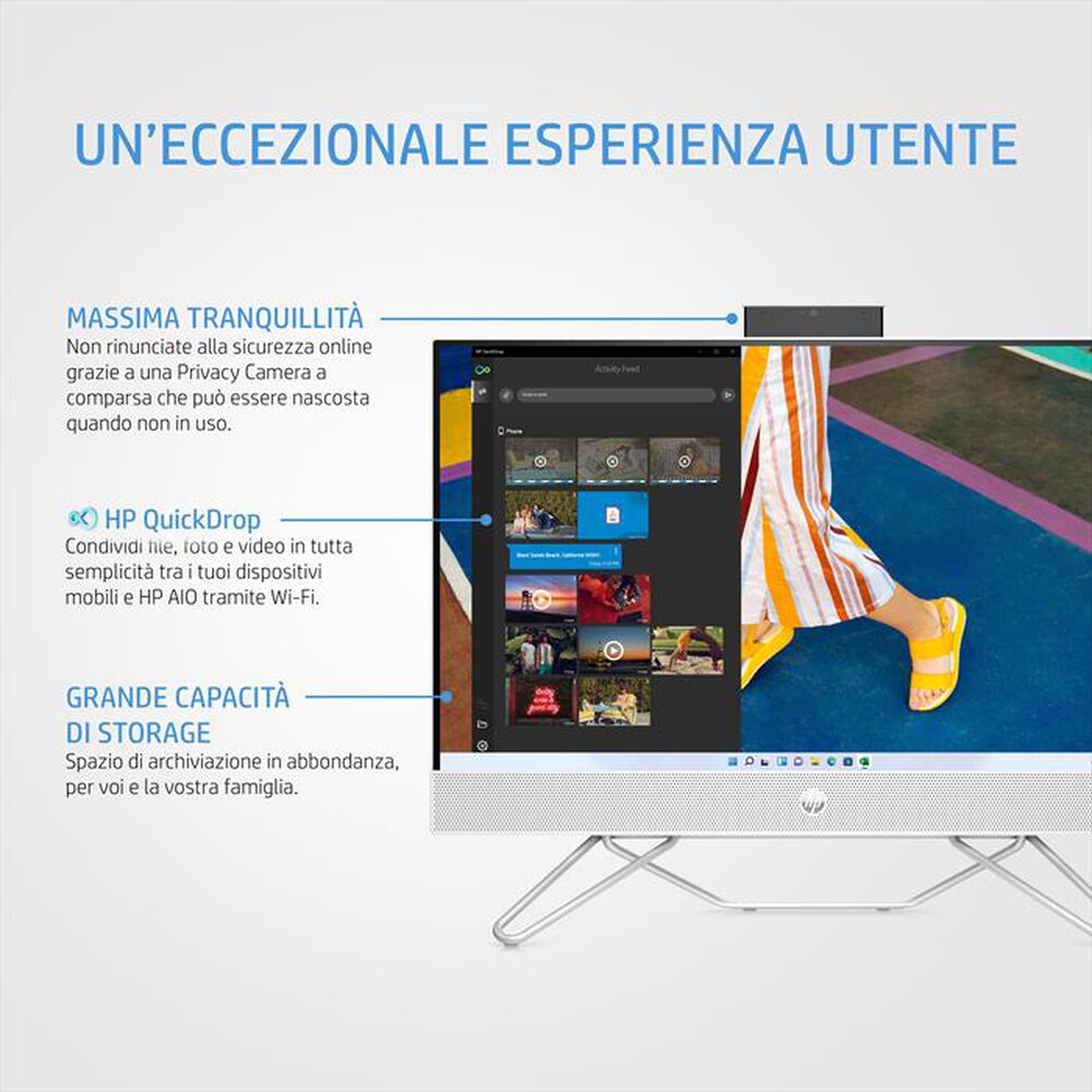 "HP - Desktop ALL-IN-ONE 24-CB1052NL-Starry White"