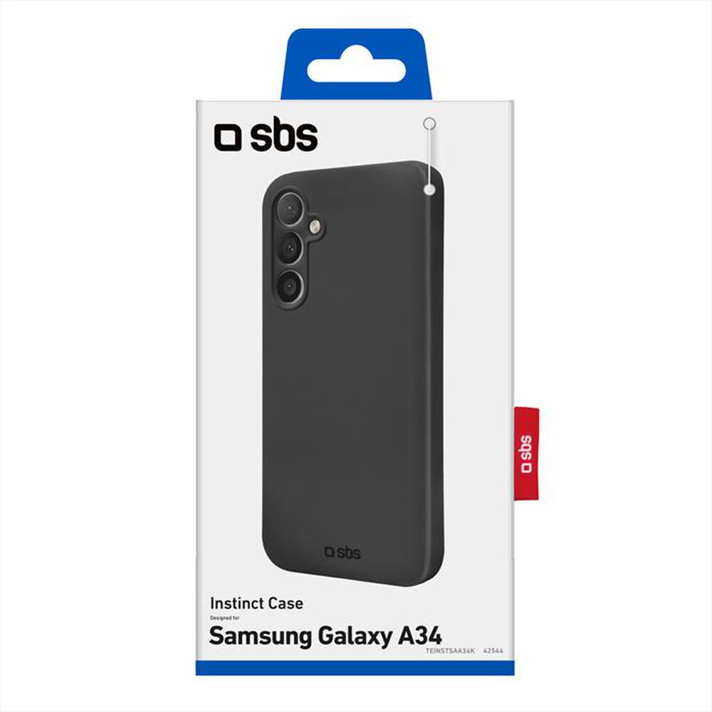 "SBS - Cover TEINSTSAA34K per Samsung A34-Nero"