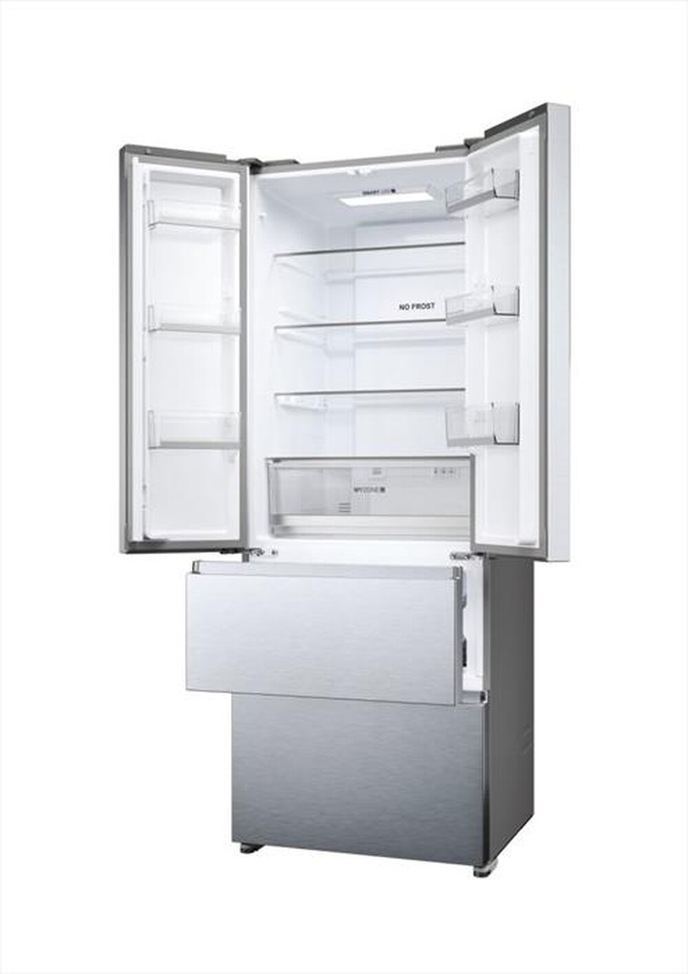 "HAIER - Frigorifero side by side HFR5719ENMG Classe E-Argento"