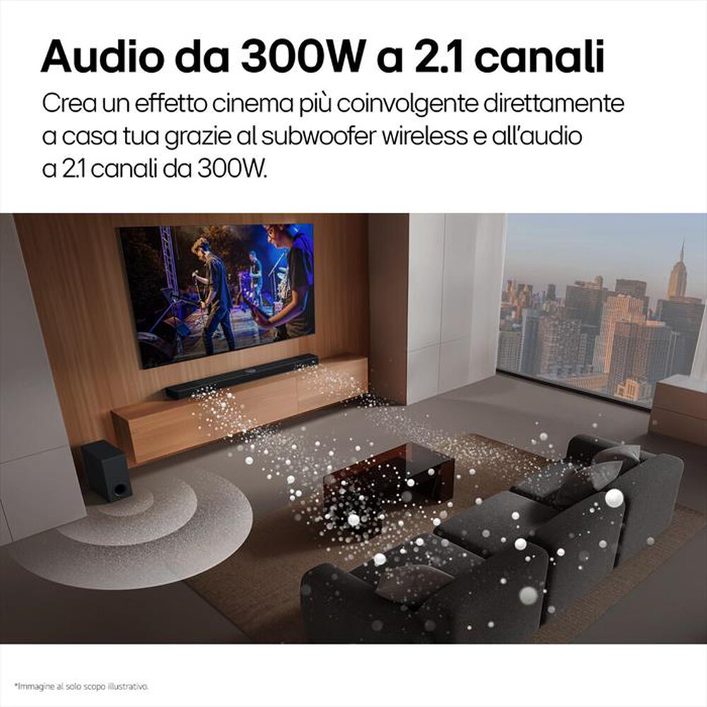 Immagine del prodotto LG - SoundBar +subwoofer S40T-Nero