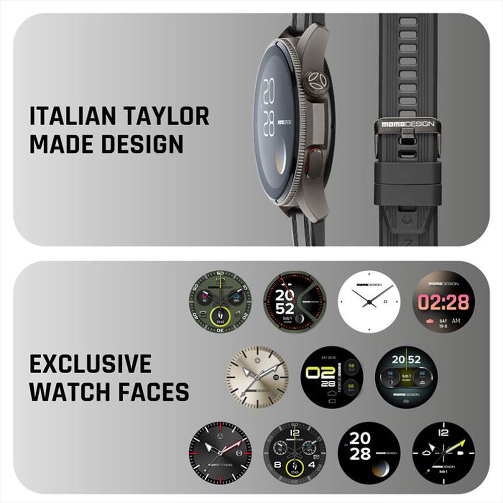 Immagine del prodotto CELLULARLINE - ZERO DISPLAY AMOLED 1.43" BLUETOOTH - MOMO DESIGN-Nero