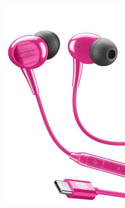 CELLULARLINE - Auricolari a filo IN-EAR AUINEARMSTYPECP-Rosa