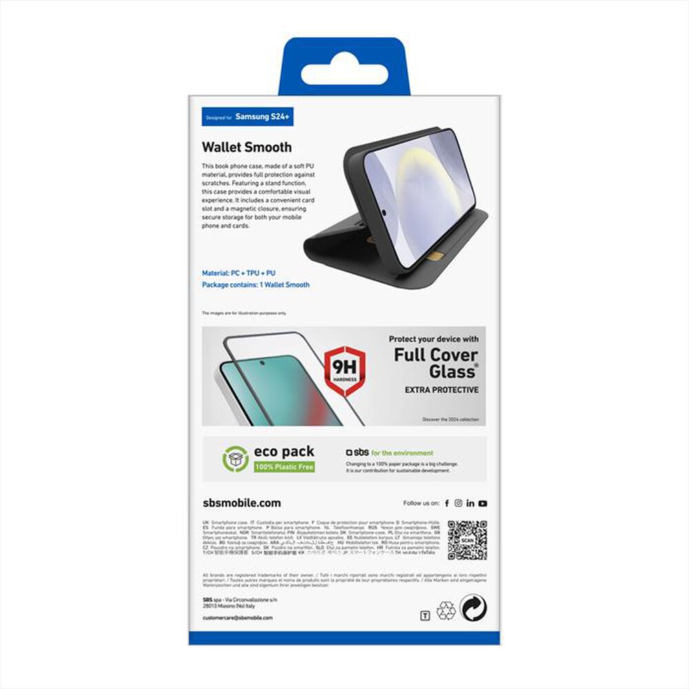 Immagine del prodotto SBS - Custodia TEBKLITESAS24PK per Samsung S24+-Nero