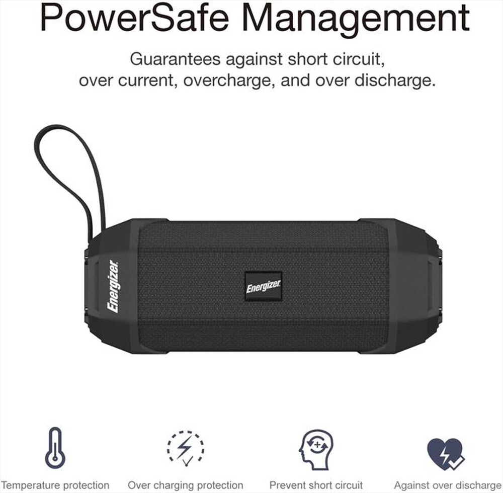 "ENERGIZER - BST104 SPEAKER PORTATILE BLUETOOTH-NERO"