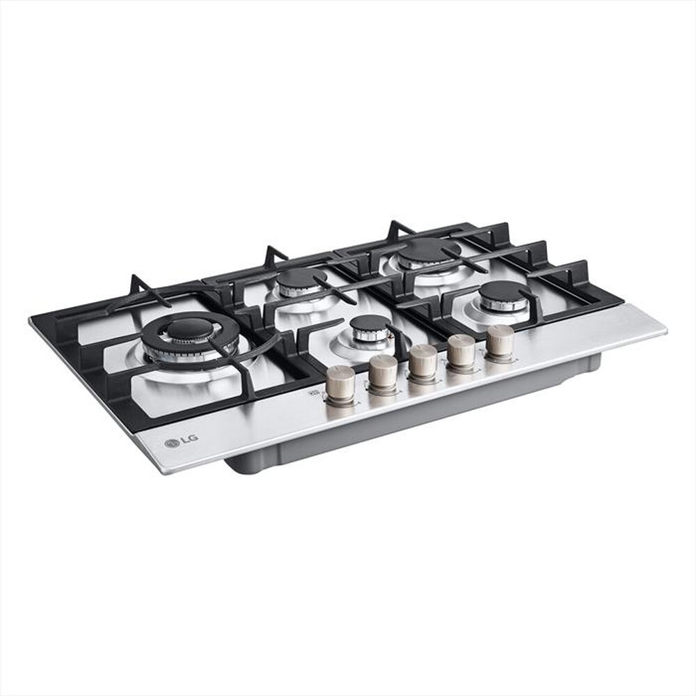 "LG - Piano cottura a gas CBGZ3016S 75 cm-Inox"
