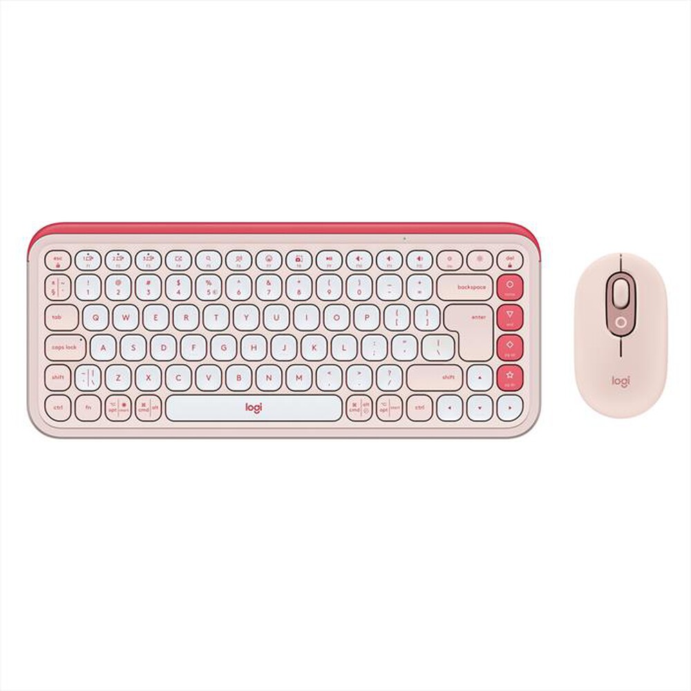 Immagine del prodotto LOGITECH - astiera + Mouse POP ICON COMBO-Rose