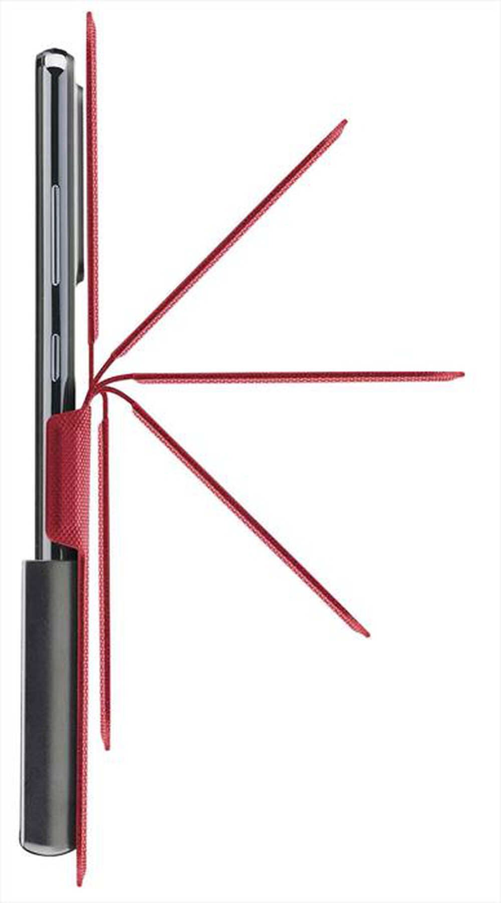 Immagine del prodotto CELLULARLINE - SLIDE & CLICK - L: (MISURE MAX TELEFONO: 90MM-Rosso