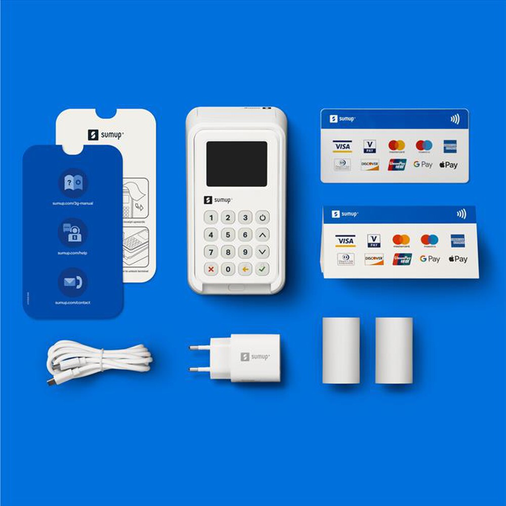 "SUMUP - POS terminal 3G+ STAMPANTE-Bianco"