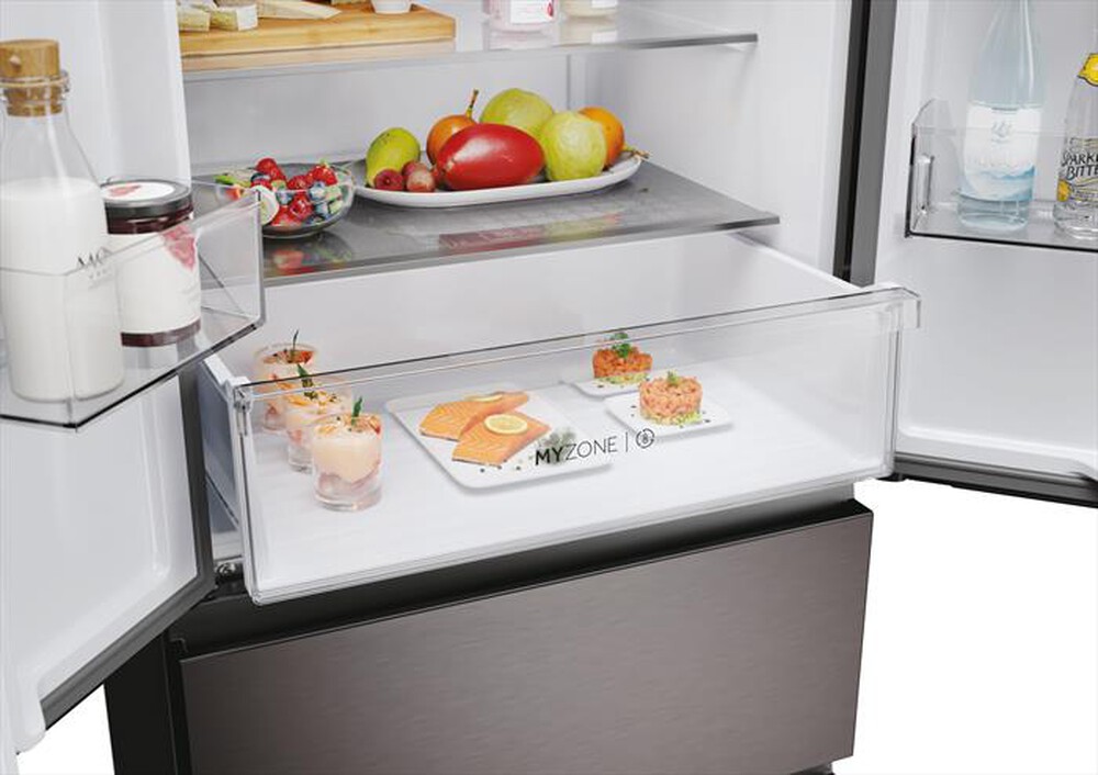 Immagine del prodotto HAIER - Frigorifero combinato HFR3718DNMD Classe D 402lt-Antracite