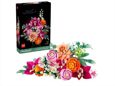 LEGO - BOTANICAL COLLECTION Bouquet di fiori rosa - 10342-Multicolore
