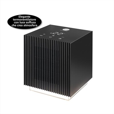 MACOM - Termoventilatore LIGHT CUBE HEATER-Nero