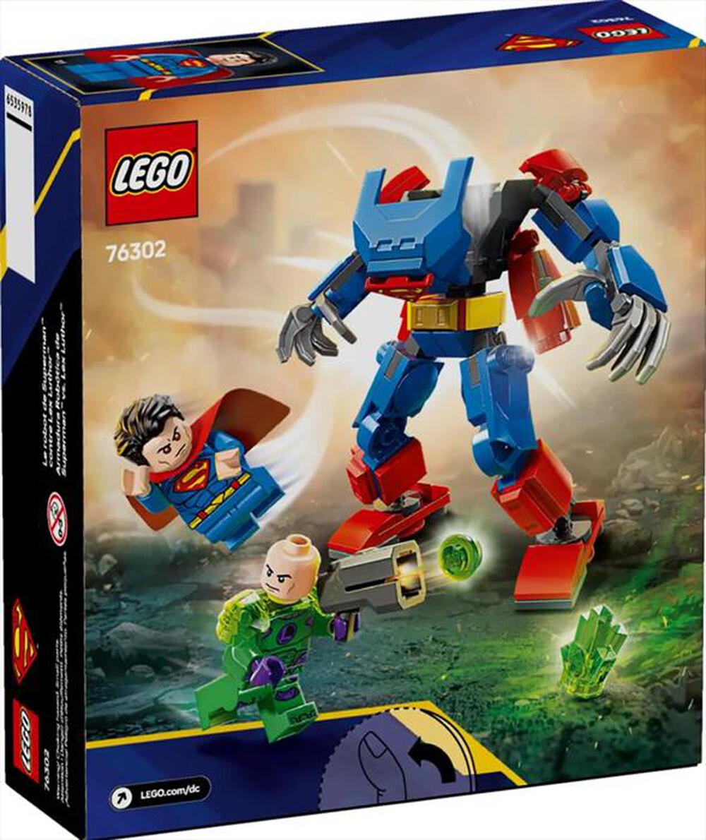 "LEGO - SUPERHEROES DC Mech di Superman contro Lex - 76302-Multicolore"
