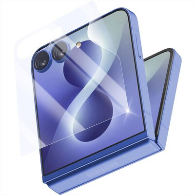 CELLULARLINE - Pellicola IMPACT FILM per GALAXY Z FLIP8-Trasparente