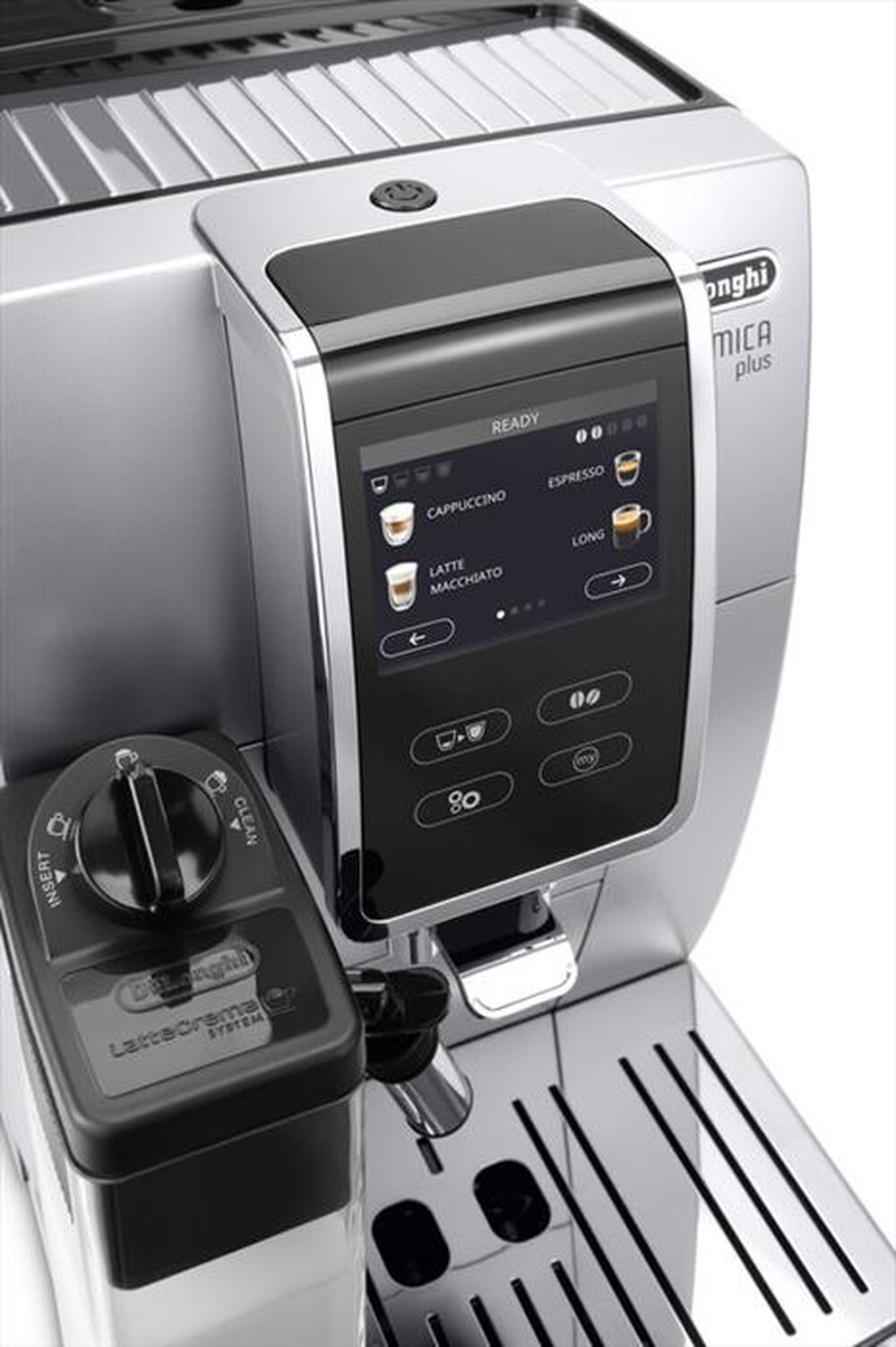 "DE LONGHI - Macchina da caffè Dinamica Plus ECAM370.70.SB-Silver Black"
