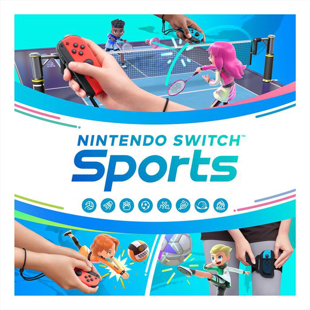 Immagine del prodotto NINTENDO - SWITCH+NINTENDO SWITCH SPORTS+NSO 12M-Blu/Rosso