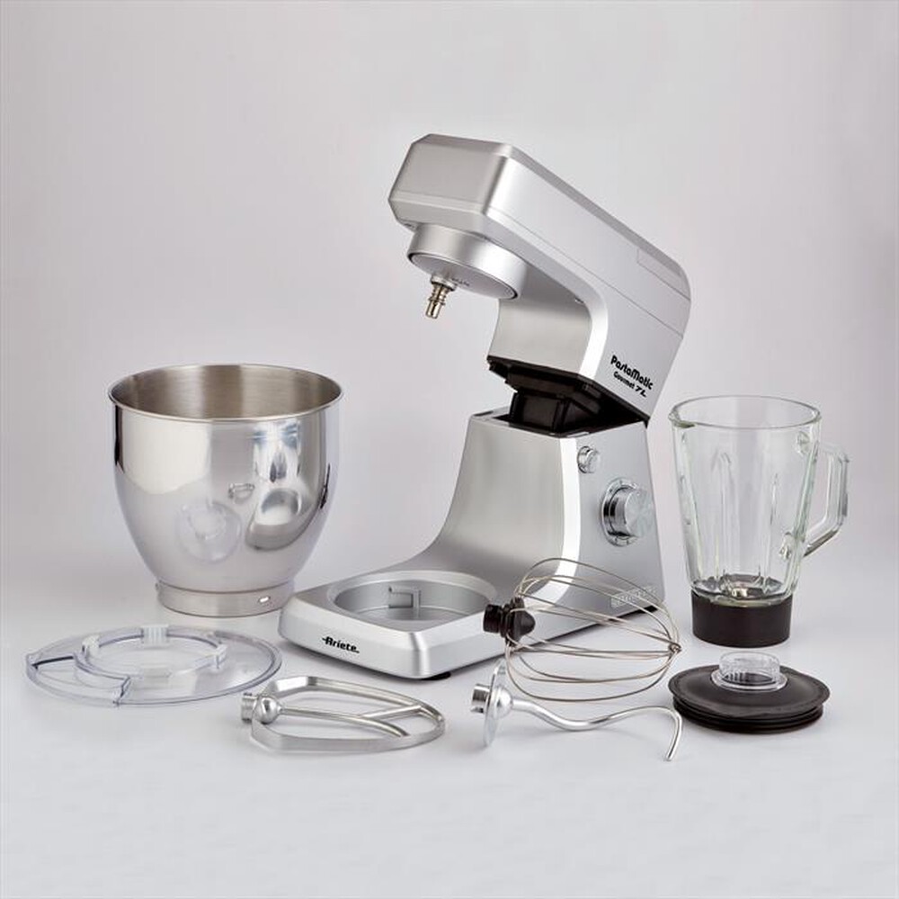 "ARIETE - Pastamatic Gourmet 7l - 1598/1-Grigio e Acciaio"