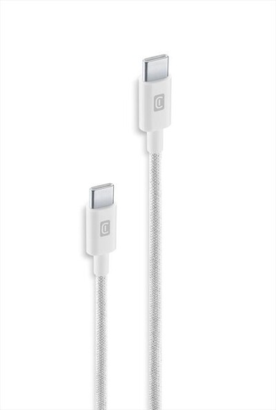 CELLULARLINE - Cavo Telato 250 cm - USB-C to USB-C-Bianco