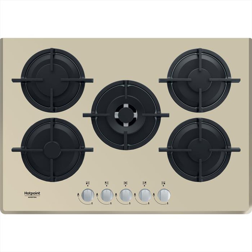 "HOTPOINT ARISTON - Piano cottura a gas HAGD 72S/CH 5 fuochi 73cm"