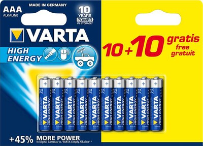 VARTA - 20xAAA High Energy - 
