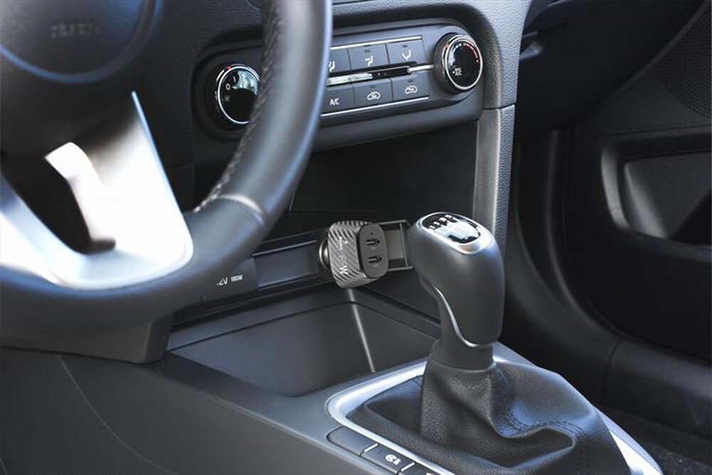 "CELLULARLINE - Caricatore da auto CBRUSB2PD65WK-Nero"