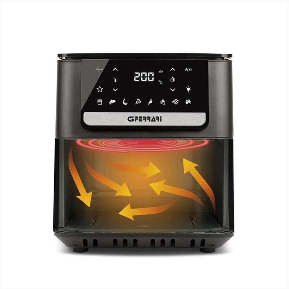 Immagine del prodotto G3FERRARI - Friggitrice ad aria G10207-Nero / Argento