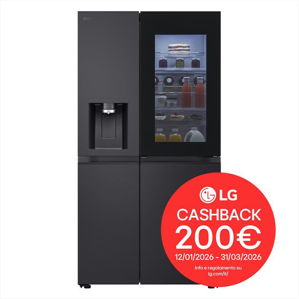 Immagine del prodotto LG - Frigorifero side by side GSXE91EVAD Classe D 628L-Black