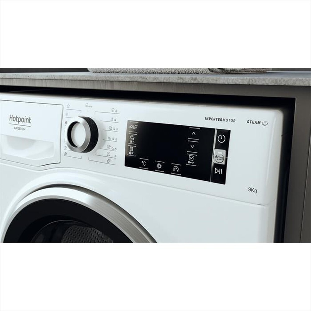 "HOTPOINT ARISTON - Lavatrice ACTIVE 20 NLCD 946 WC A EU N 9 Kg-Bianco"