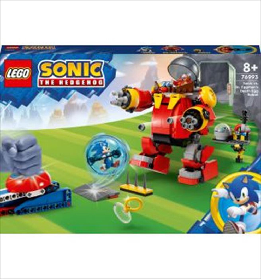 "LEGO - SONIC vs. Robot Death Egg del Dr. Eggman - 76993-Multicolore"