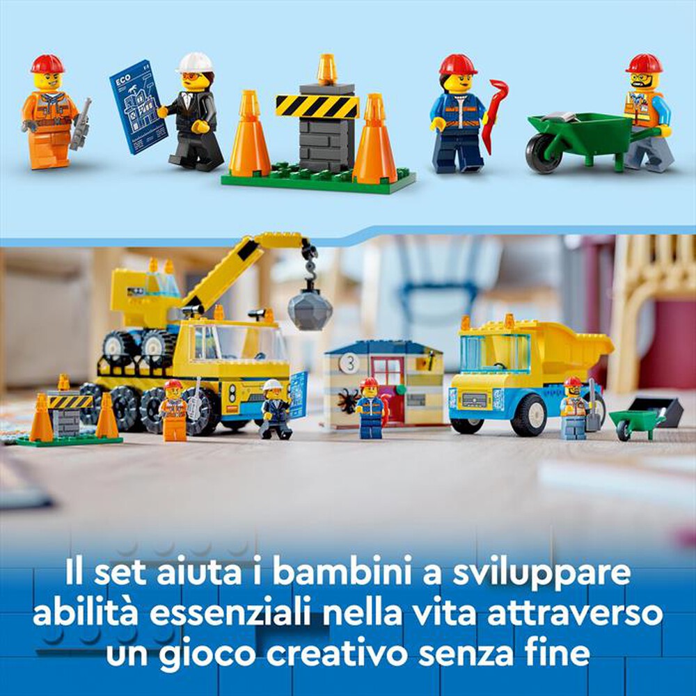 Immagine del prodotto LEGO - CITY GREAT VEHICLES Camion da cantiere e gru 60391