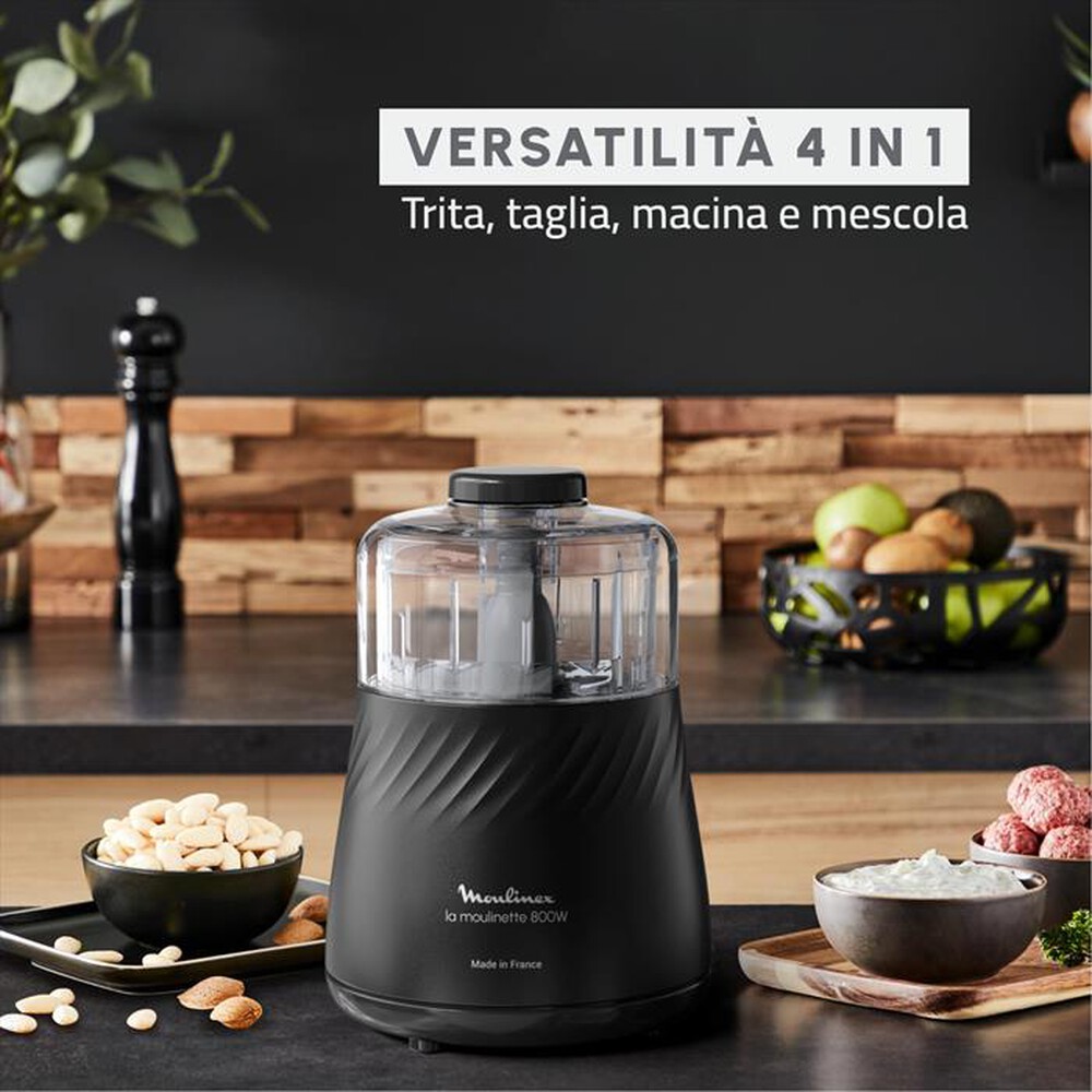 "MOULINEX - Minitritatutto DP710810-Nero"