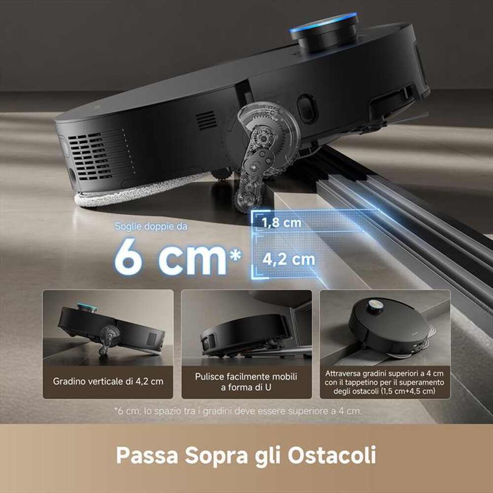 "DREAME - Aspirapolvere robot X50 ULTRA COMPLETE-Nero"