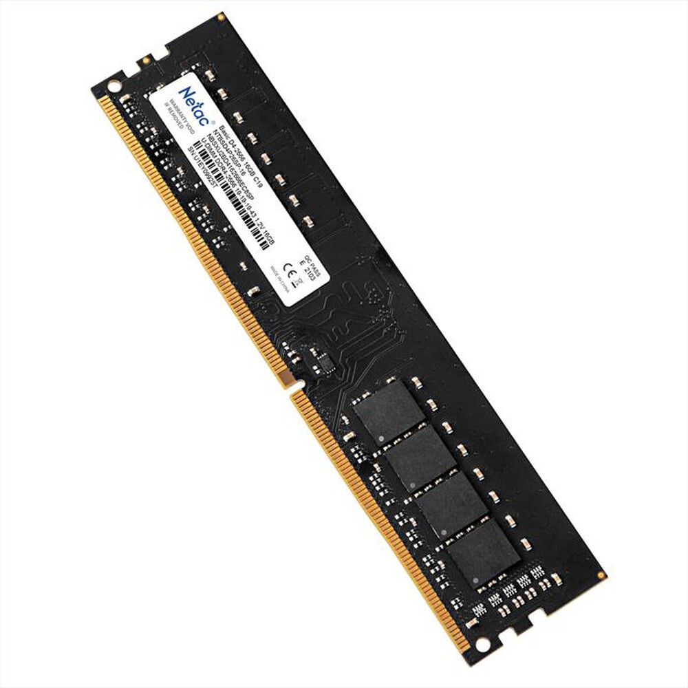 "NETAC - BASIC DDR4-2666 16G C19 U-DIMM 288-PIN-NERO"