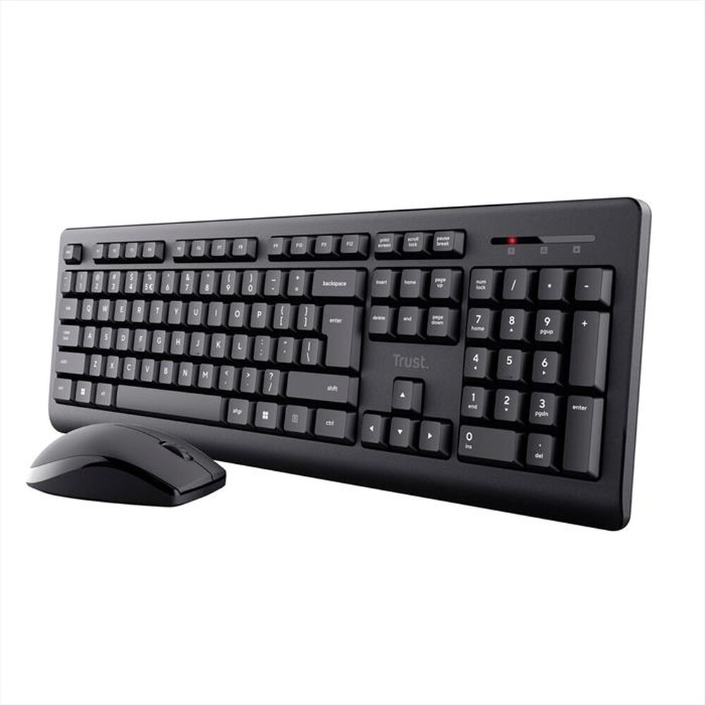 "TRUST - Tastiera + Mouse PRIMO WIRELESS DESKSET IT-Black"