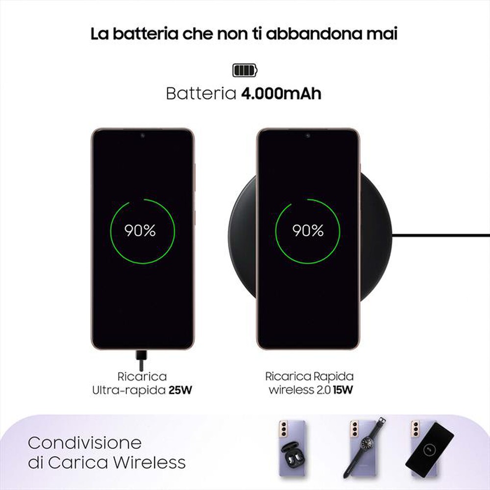 "SAMSUNG - GALAXY S21 5G 128GB-Phantom Violet"