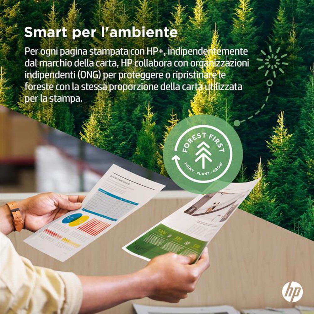 "HP - Multifunzione DESKJET PLUS 4110E con Instant Ink-Bianca"