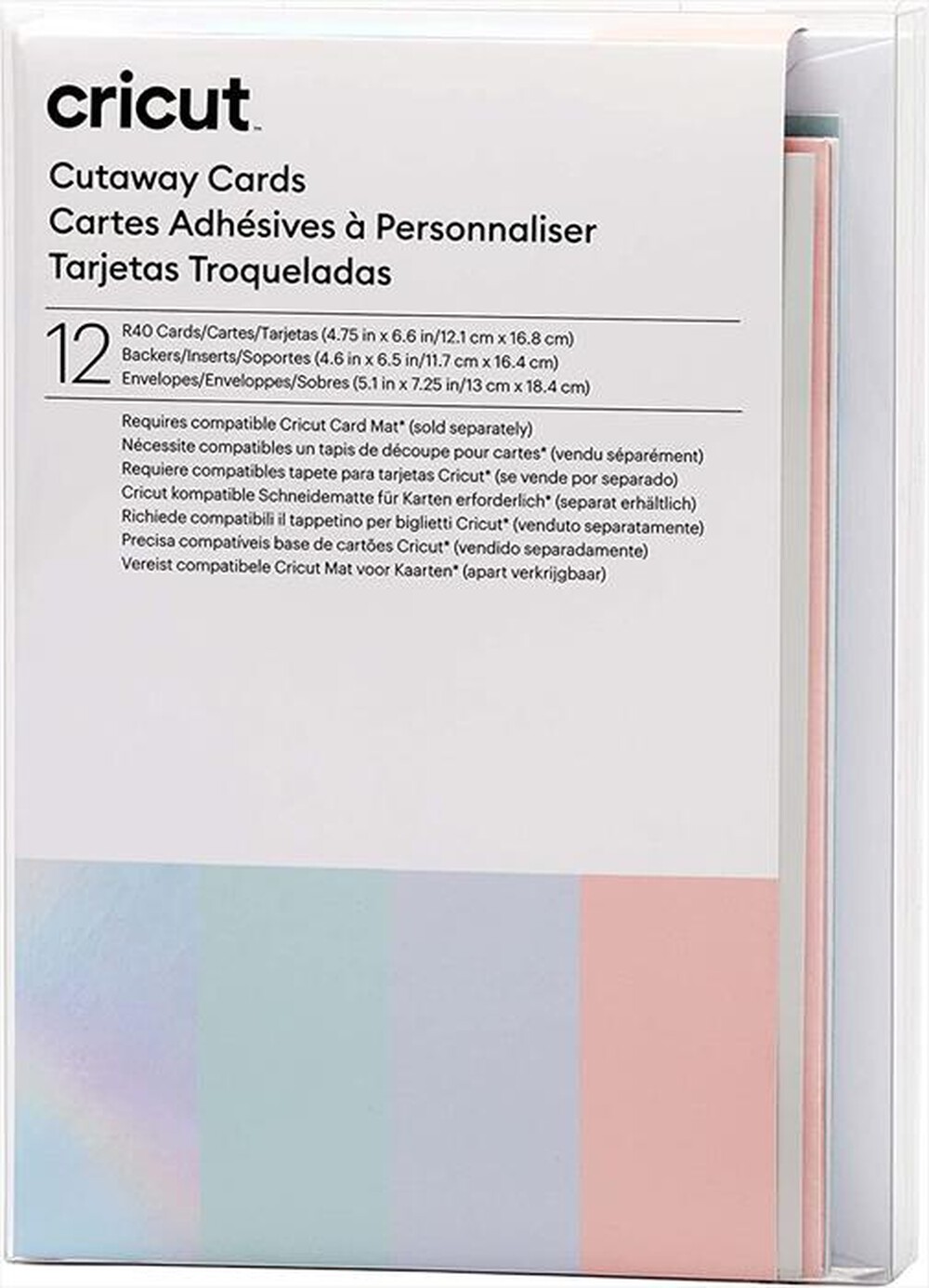"CRICUT - CHAWAY CARDS PASTELLO R40"