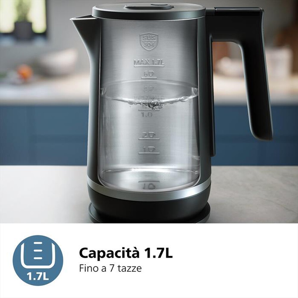 "PHILIPS - Bollitore SERIES 7000 HD9396/90-Nero"
