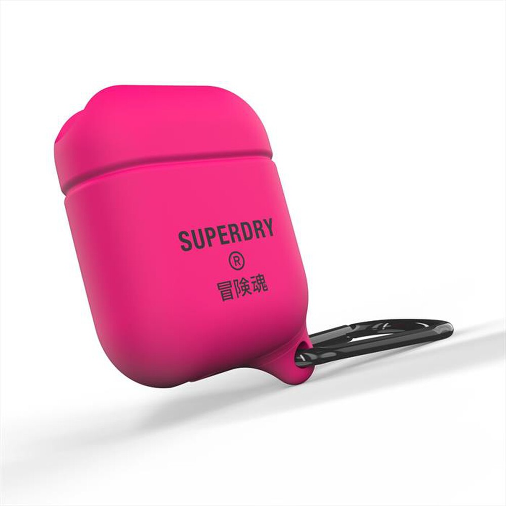 "SUPERDRY - 41695 SUPERDRY CUSTODIA AIRPODS-ROSA / SILICONE"