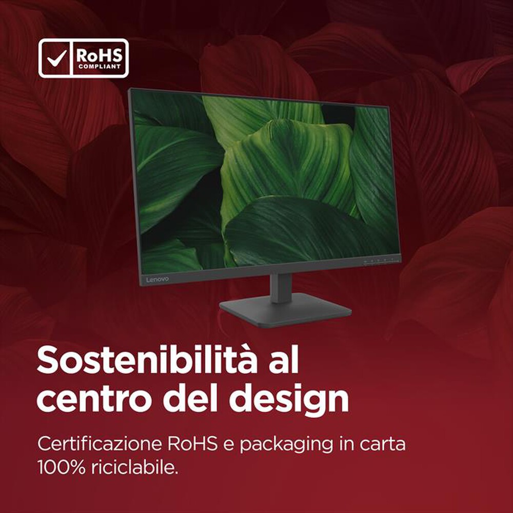 Immagine del prodotto LENOVO - Monitor WLED FHD 27" L27-4E-Raven black