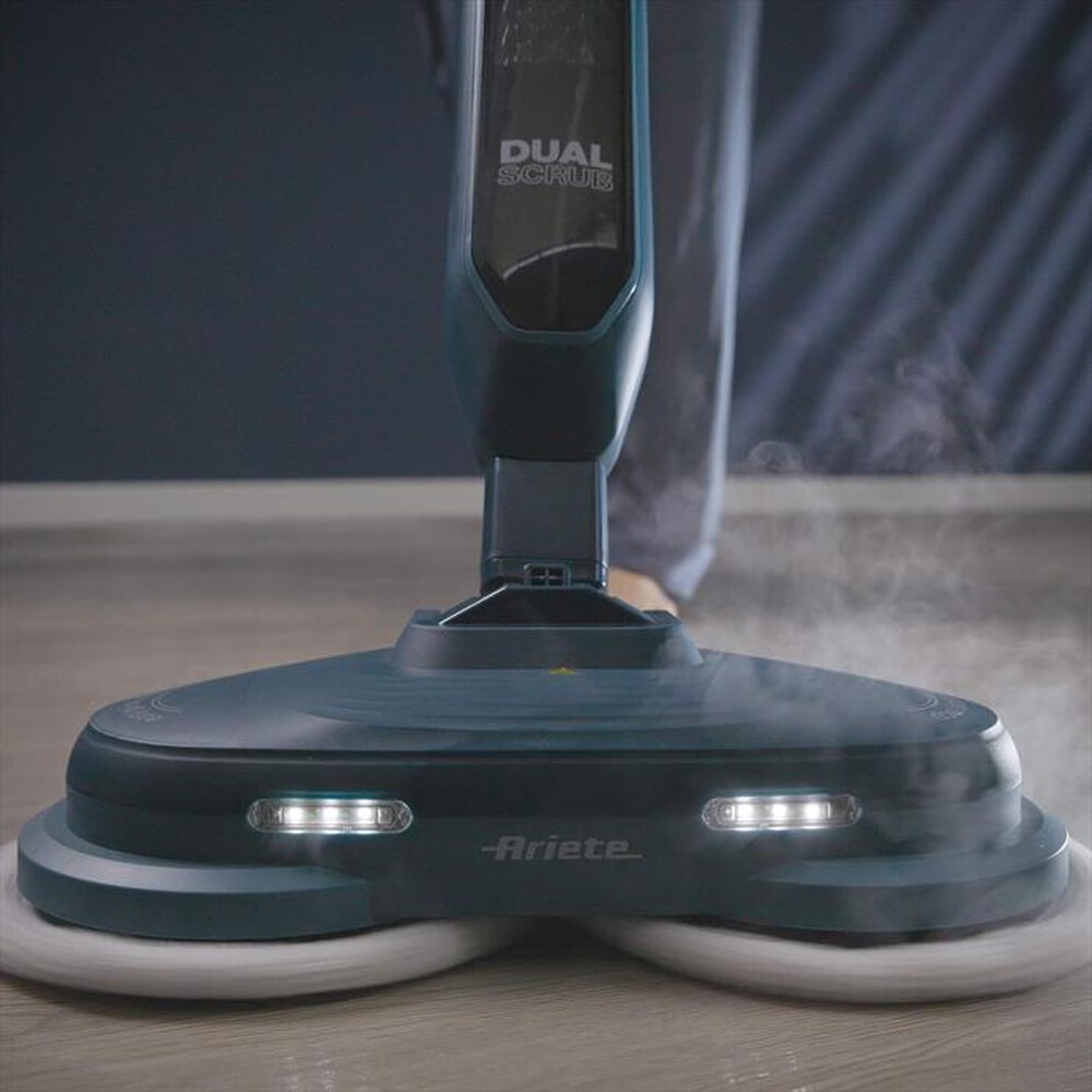 Immagine del prodotto ARIETE - Scopa a vapore con panni 4178 DUAL STEAM SCRUB-Blu