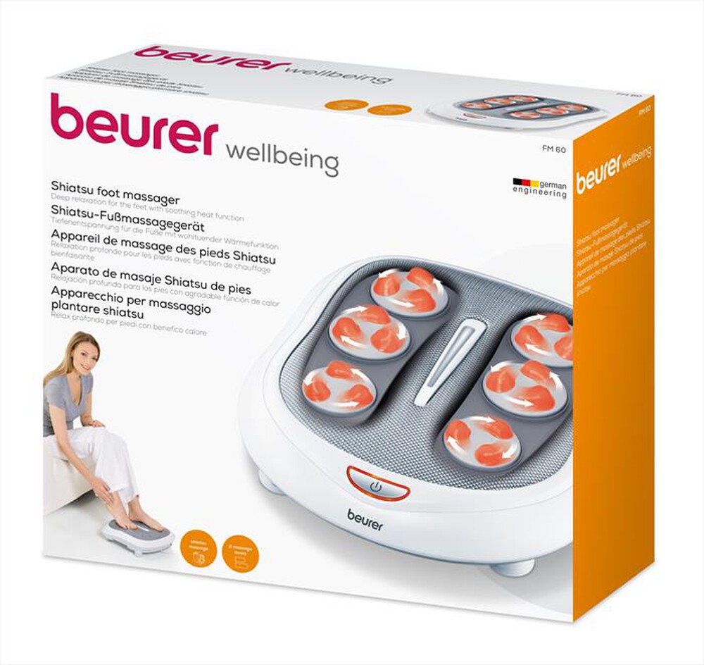 "BEURER - Massaggiatore plantare FM 60 SHIATSU-Grigio"