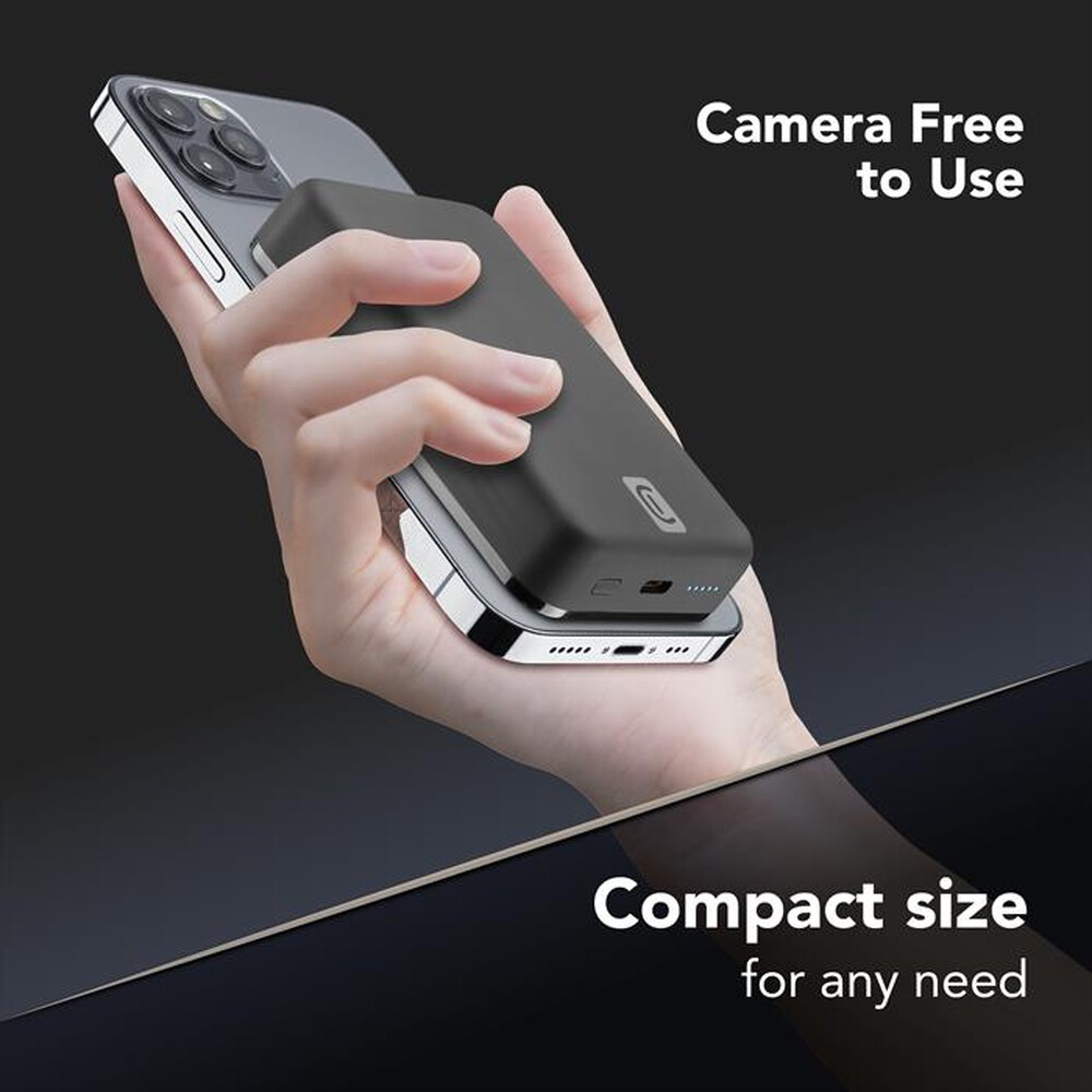 Immagine del prodotto CELLULARLINE - Powerbank PBMAGSF10000WIRK-Nero