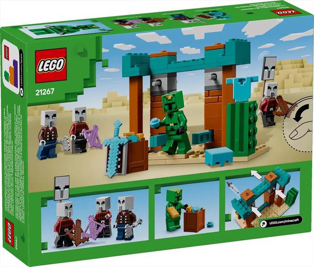 "LEGO - MINECRAFT Pattuglia nel deserto della bestia 21267-Multicolore"