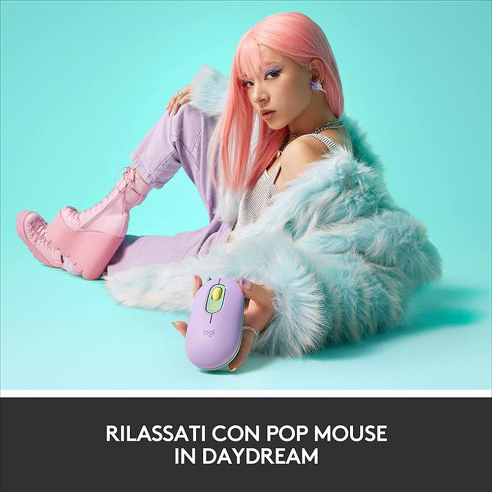"LOGITECH - POP Mouse-Daydream"