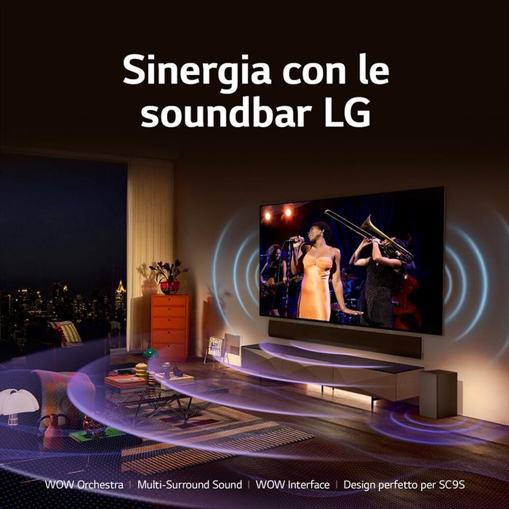 "LG - Smart TV OLED UHD 4K 55\" OLED55C34LA-Argento"