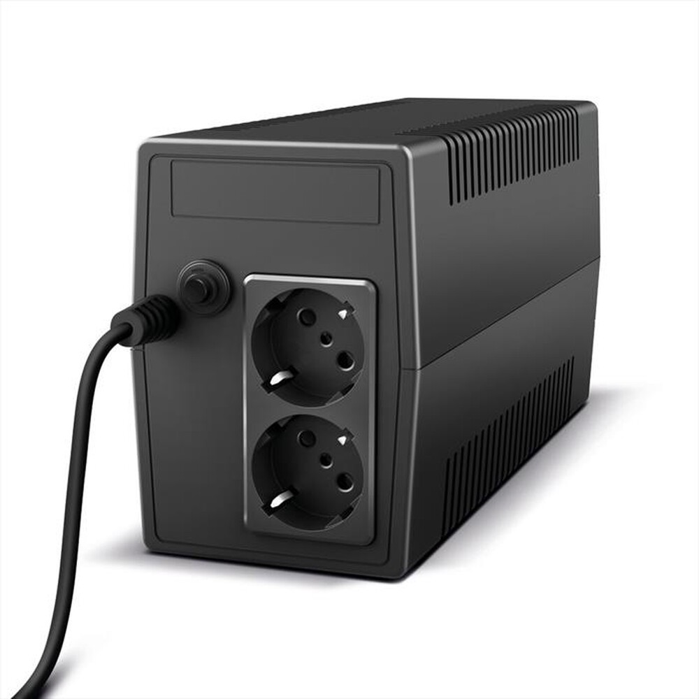 "TRUST - PAXXON 800VA UPS 2 OUTLETS-Black"