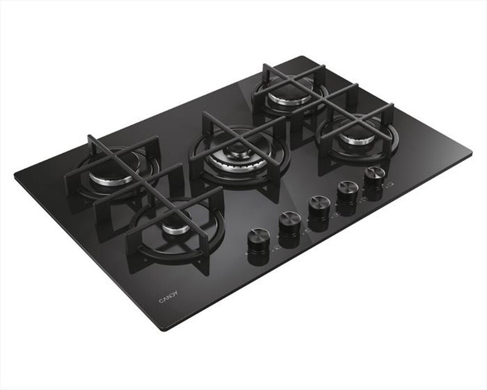 "CANDY - Piano cottura a gas CVG74WTB 75 cm-Black"